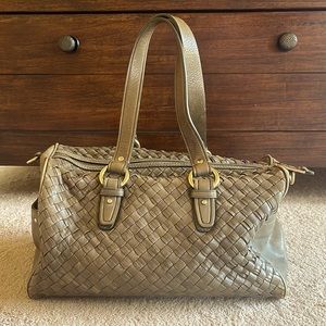 Cole Haan Satchel. Dimensions approx L-12.75”; H-9”; W-8” Classic style.